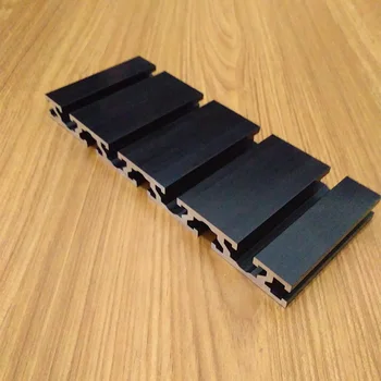 

15180 aluminum extrusion profile wall black groove width 8mm length 500mm industrial aluminum profile workbench 1pcs