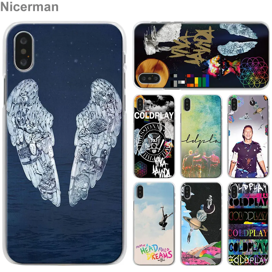 

Coldplay John Martin Wings Phone Cases for Apple iPhone 7 8 Plus 6 6s Plus X XS XR XS MAX 5 5s Cell Phone Case Coque