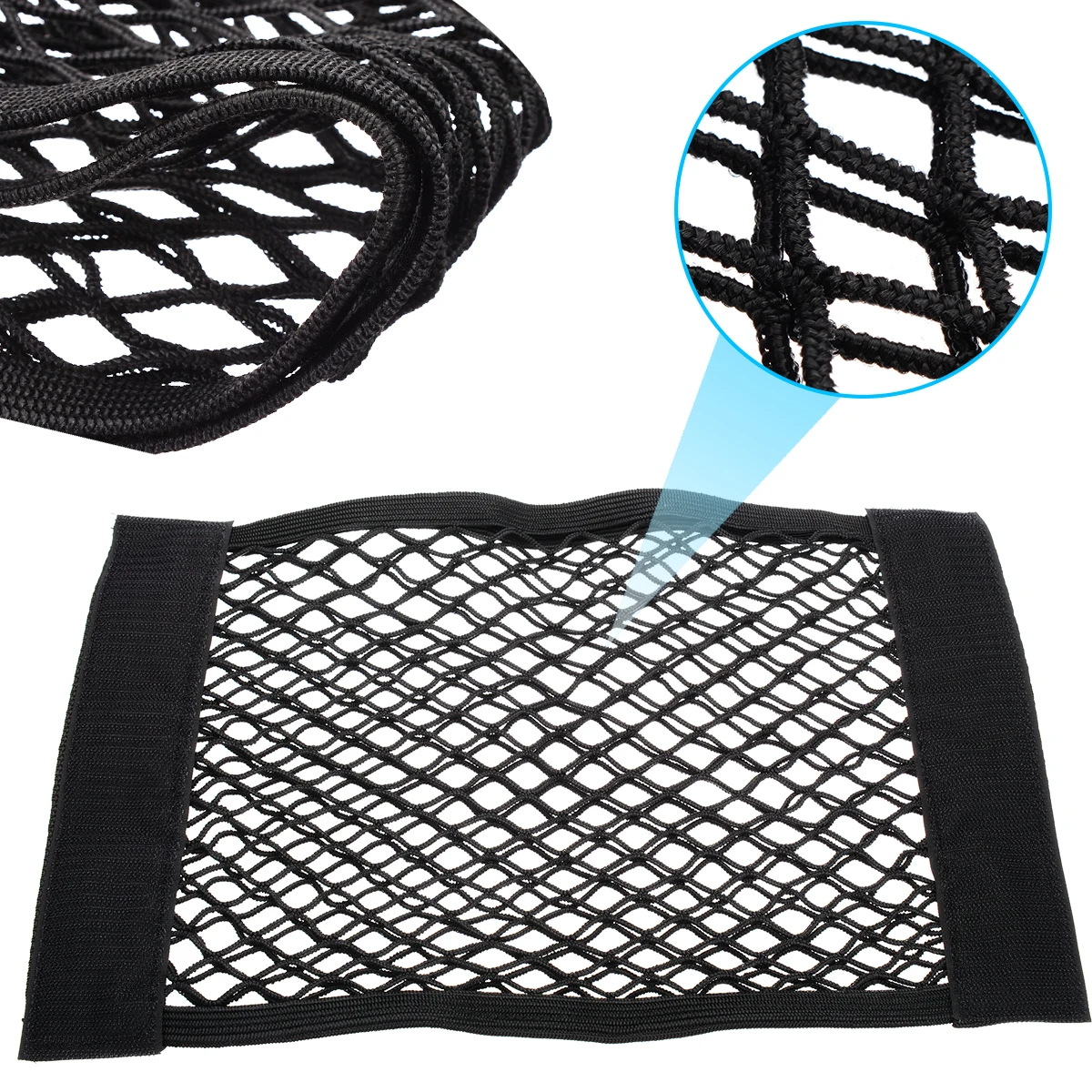 

1 pc 40*25CM Car Styling Car Back Rear Trunk Seat Elastic String Net Mesh Storage Bag Pocket Cage Car Interior Nets
