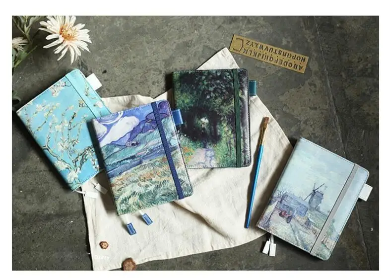 Monet Art A6 Обложка для дневника Hobonichi модная Обложка для дневника подарок 1 шт. костюм для стандартного A6 приспособленная Бумажная книга