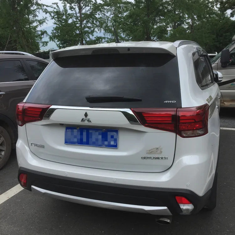 Для Mitsubishi Outlander спойлер 2013- Outlander спойлер высокого качества ABS Материал заднее крыло автомобиля праймер цвет задний спойлер