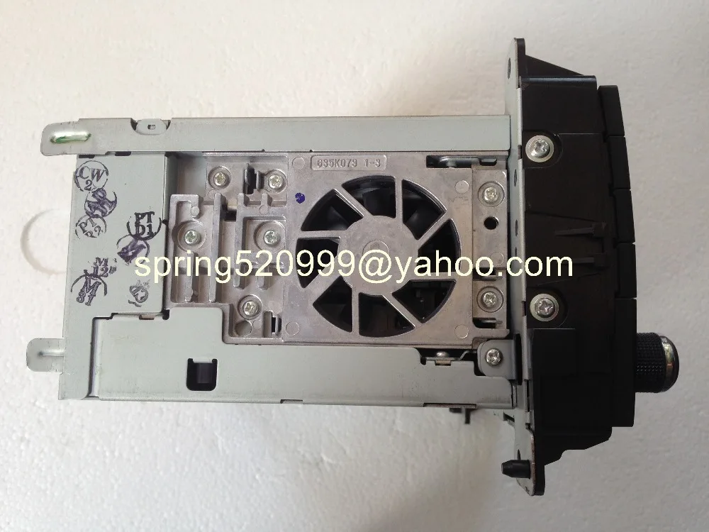 Cheap P05091332AC Chrysler Do&dge single DVD audio head unit with decode HDD Hard Disc Drive MP3 AUX Media car radio 2