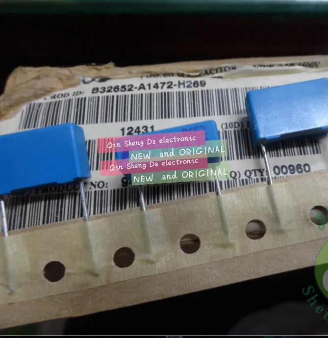 

30pcsFOR EPCOS 0.0047uf/1600v 4.7nf 4700pf 4n7 472 new 2.5% film capacitor