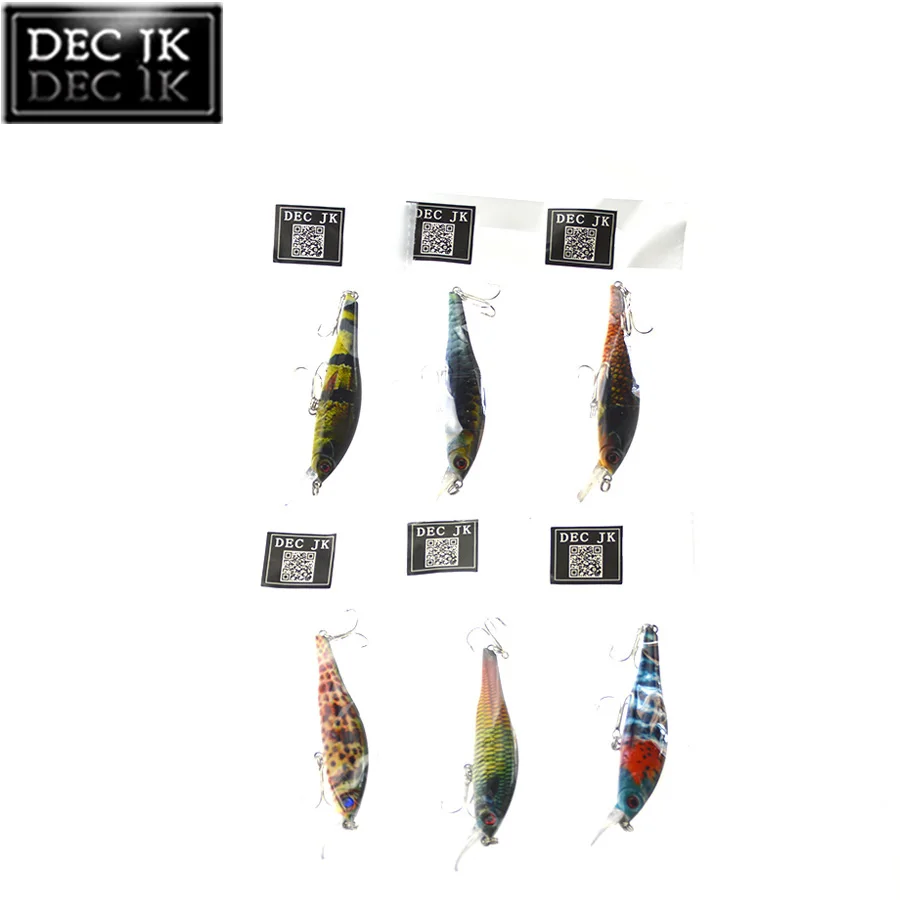 1PS Minnow Laser Hard Fishing Bait Swimbait Tackle Peche Sea Lure Jerkbait Wobblers Crankbaits 3D Eyes Artificial Lures For Fish (8)