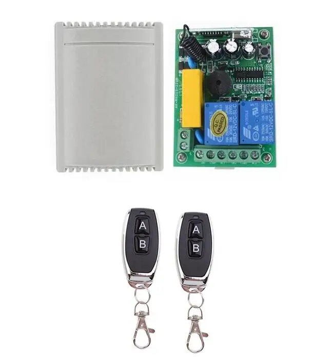 2017 AC220V 2CH RF Беспроводная система дистанционного управления teleswitch передатчик и 1