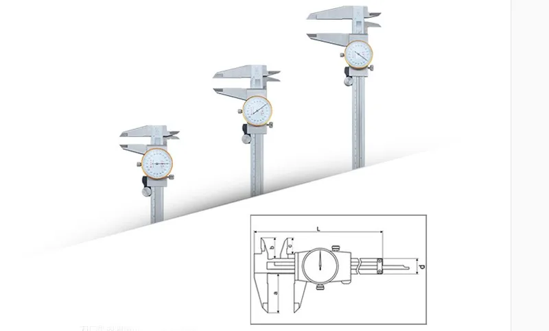 Лучший 0-150 мм/0,02 штангенциркуль ударопрочный металлический штангенциркуль метрический микрометр измерительный инструмент