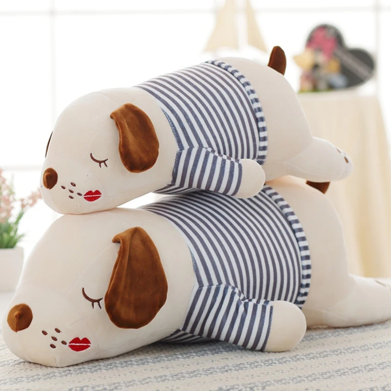 Buy 1pc 50 80CM Stuffed Cute Dog Plush Toy Kawaii Soft