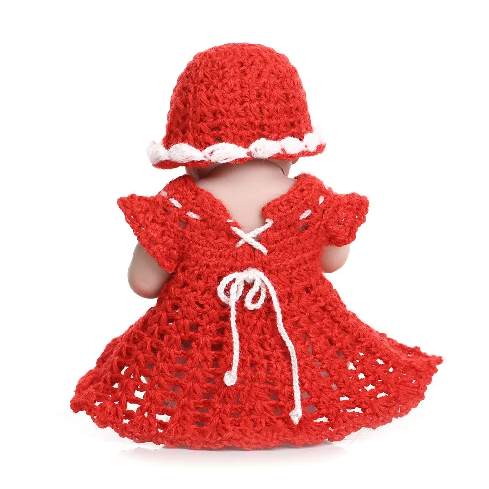 Реалистичный миниатюрный подарок для новорожденных кукла мягкая силиконовая виниловая настоящая сенсорная маленькая мини-кукла
