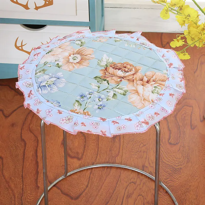Chair Cushion Non-Slip Breathable Seat Cushion Round Square Pad Pastoral Fart Mat Four Seasons Soft Young Children Chair Cushion