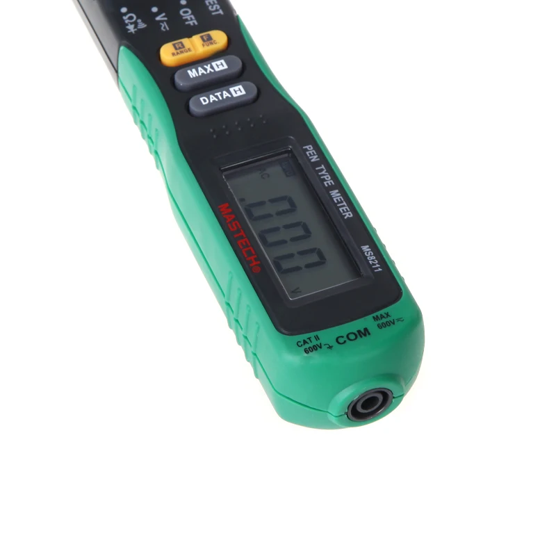 Mastech MS8211 цифровой мультиметр тест er ручка-Тип Бесконтактный AC вольтметр Авто-Диапазон тест клип сумка для переноски