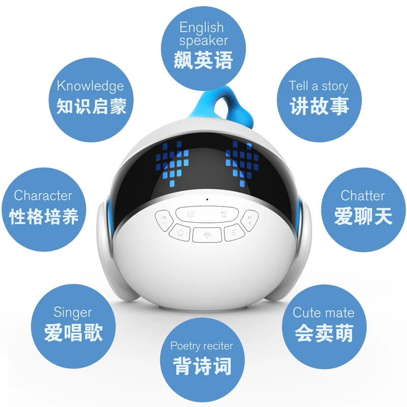 ZIB робот игрушка для раннего развития искусственный интеллект Wechat Dialogue High tech
