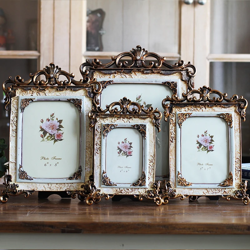

Hot Selling Newest Frame, Warm Suit, European Style Resin Photo Frame for Wedding Party Picture Desktop Frame Home Decor