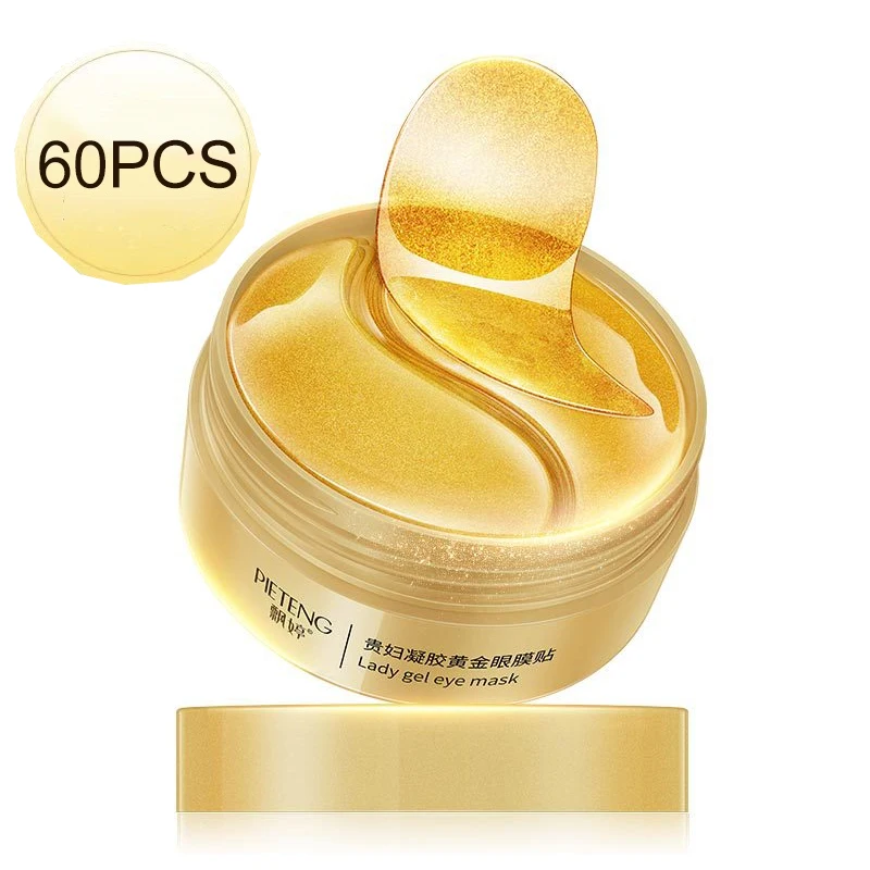 

60pcs Gold Collagen Eye Mask Remove Dark Circles Whitening Firming Sleep Mask Moisturizing Eye Patches Eyes Skin Care