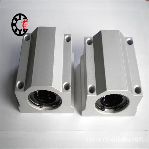 

scs40uu 2pcs /lot Standard SC40UU 40mm Linear axis ball bearing block with bush, pillow block linear unit for CNC part