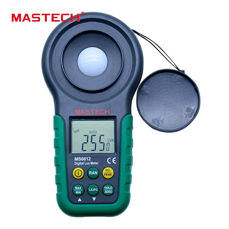 Люкс метр mastech ms6612S 200000 люкс светильник измерительные характеристики