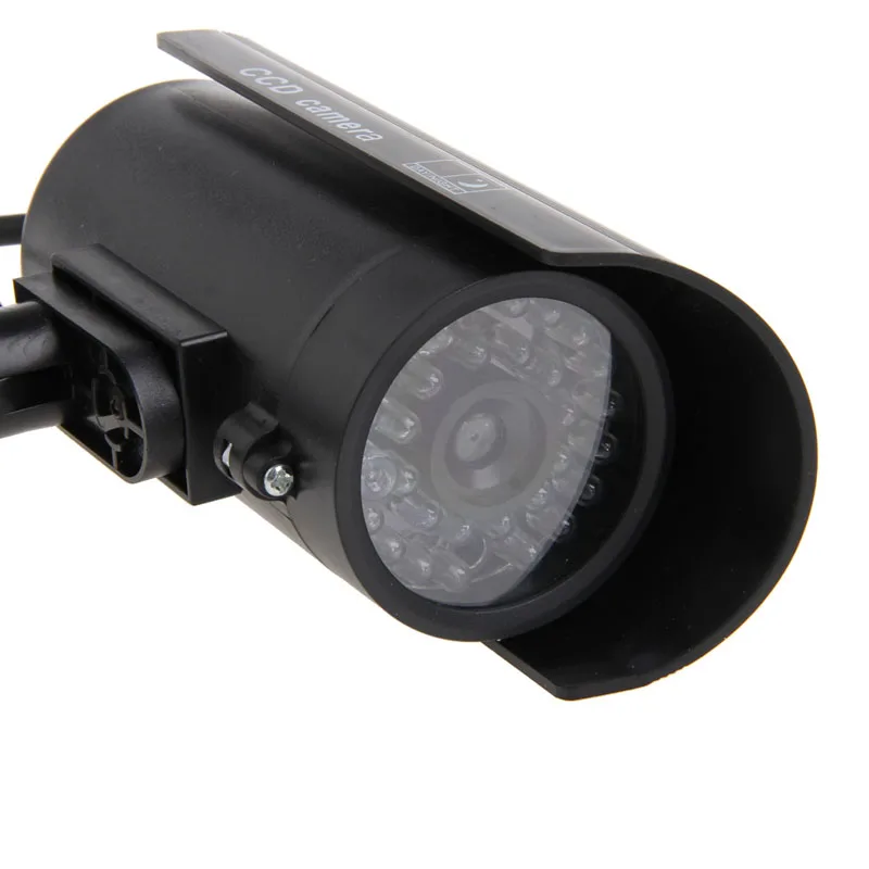 Открытый Крытый поддельные наблюдения муляж системы безопасности камера ночь для видеонаблюдения с светодиодный светильник черный