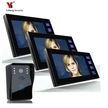 freeship by DHL Wired Touch Key 7″ Home Security Camera Monitor door video camera security camera door intercom doorbell