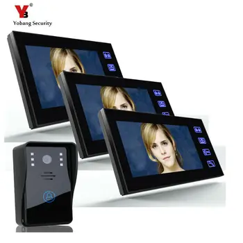 

Yobang Security freeship Wired 7"Home Security Camera Monitor door video camera security camera Video intercom doorbell phone