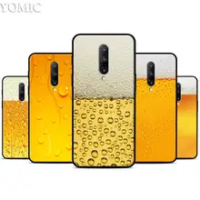 Summer Beer Bubble Bottle Silicone Case for Oneplus 7 7Pro 5T 6 6T Black Soft Case for Oneplus 7 7 Pro TPU Phone Cover