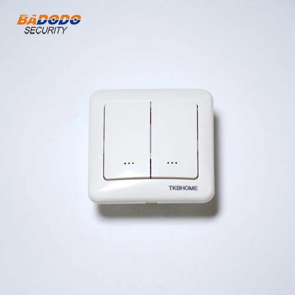 TKB Home TZ35D Z Wave Plus двойной настенный диммер с двойным веслом для ламп накаливания 80X80