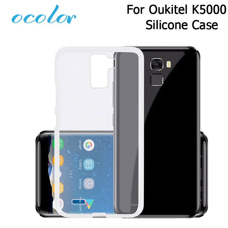 Ocolor для Oukitel K5000 мобильного телефона прозрачный силиконовый защитный чехол из ТПУ