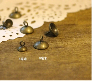 

wholesale price 100pcs/lots 5mm Antique Bronze Small Flying Rings Connext Rings for Glass Cover Vial Pendant Connect chains