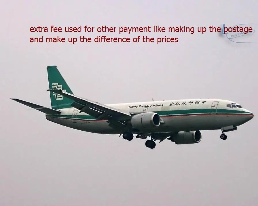 

extra fee used for other payment like making up the postage and make up the difference of the prices