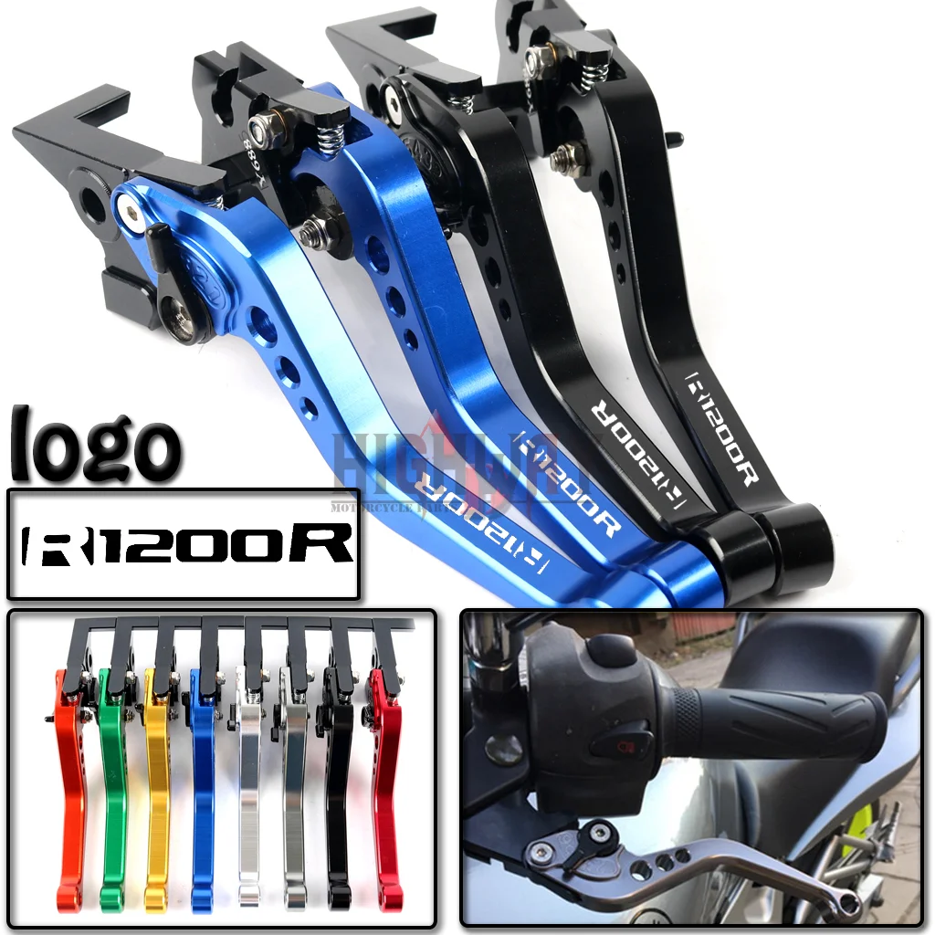

CNC Short Brake Clutch Levers For BMW R1200R R1200R 2006-2014 2007 Motorcycle Supermotor Bike