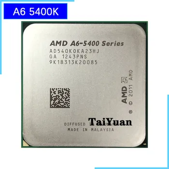 

AMD A6-Series A6-5400 A6 5400 K 5400K 3.6 GHz dual-core CPU Processor AD540KOKA23HJ / AD540BOKA23HJ Socket FM2