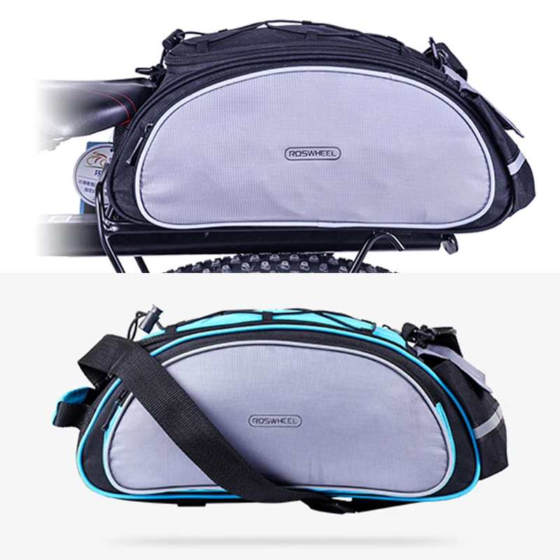 

Multifunctional 13L Bicycle Rear Seat Bag Outdoor Cycling Bike Rack Seat Bag