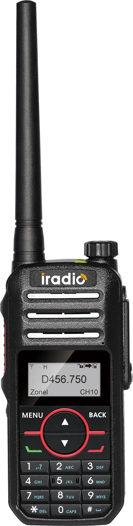 Iradio DM-580 FCC Сертификация двухстороннее радио IP66 водонепроницаемый 2 таймслота DMR радио профессиональное радио