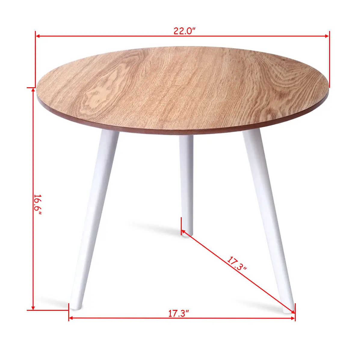 Giantex Modern Round Coffee Table Side Tea End Table Pine Wood Furniture Dining Living Room Tables HW57024 Giantex Modern Round Coffee Table Side Tea End Table Pine Wood Furniture Dining Living Room Tables HW57024