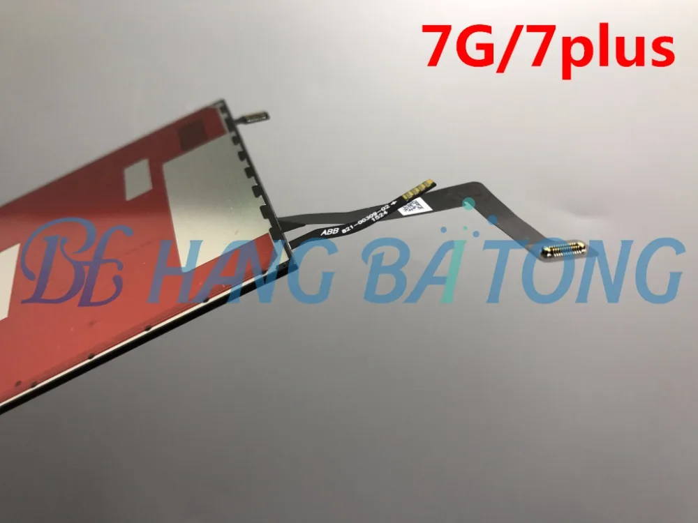 

10pcs/lot Original 3D Touch Film Module flex LCD Backlight For iPhone 7G 7 plus i7+ plus back light plate Spare Part