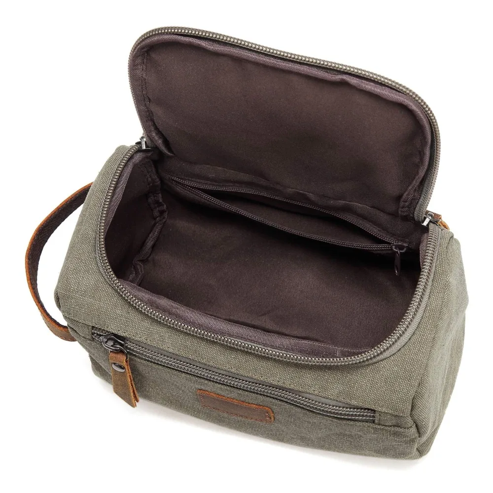 Waterproof Carrying  Men Cosmetic Makeup Box Bag Travel Organizer Canvas Large Necessaries Male Vanity Case Wash Toiletry Pouch 5