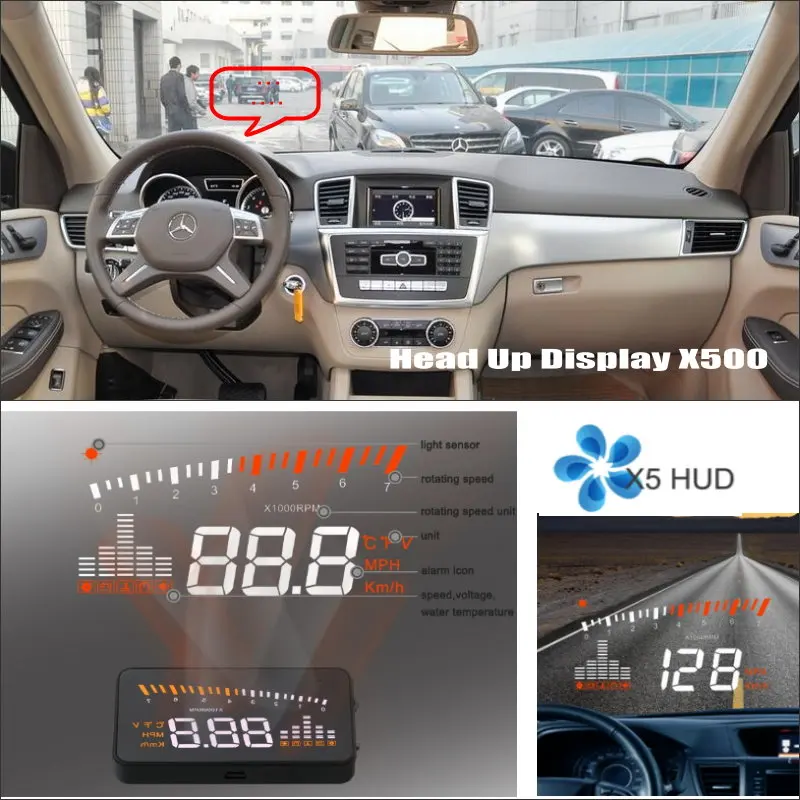 

For Mercedes Benz ML M MB W164 ML350 ML330 ML63 AMG - Car HUD Head Up Display - Driving Screen Projector Refkecting Windshield