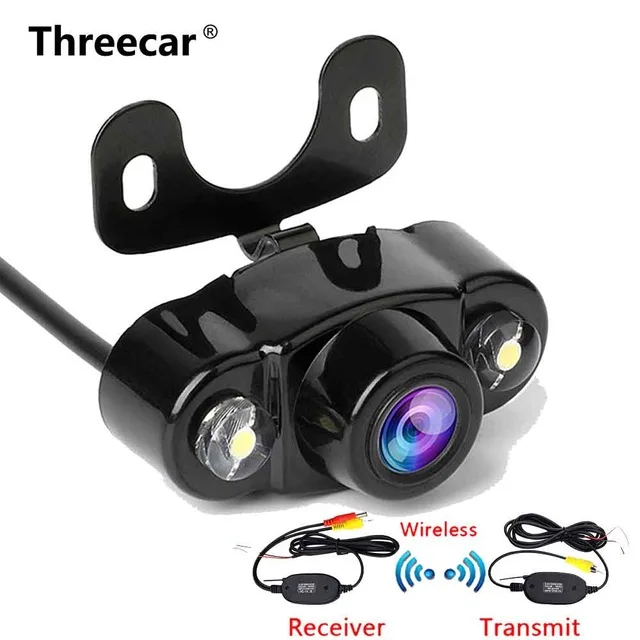 Car Rear View Reverse Camera Night Vision Car Backup Rear Camera Parking Camera with Wireless Rear View Transmitter& Receiver - Название цвета: camera kits