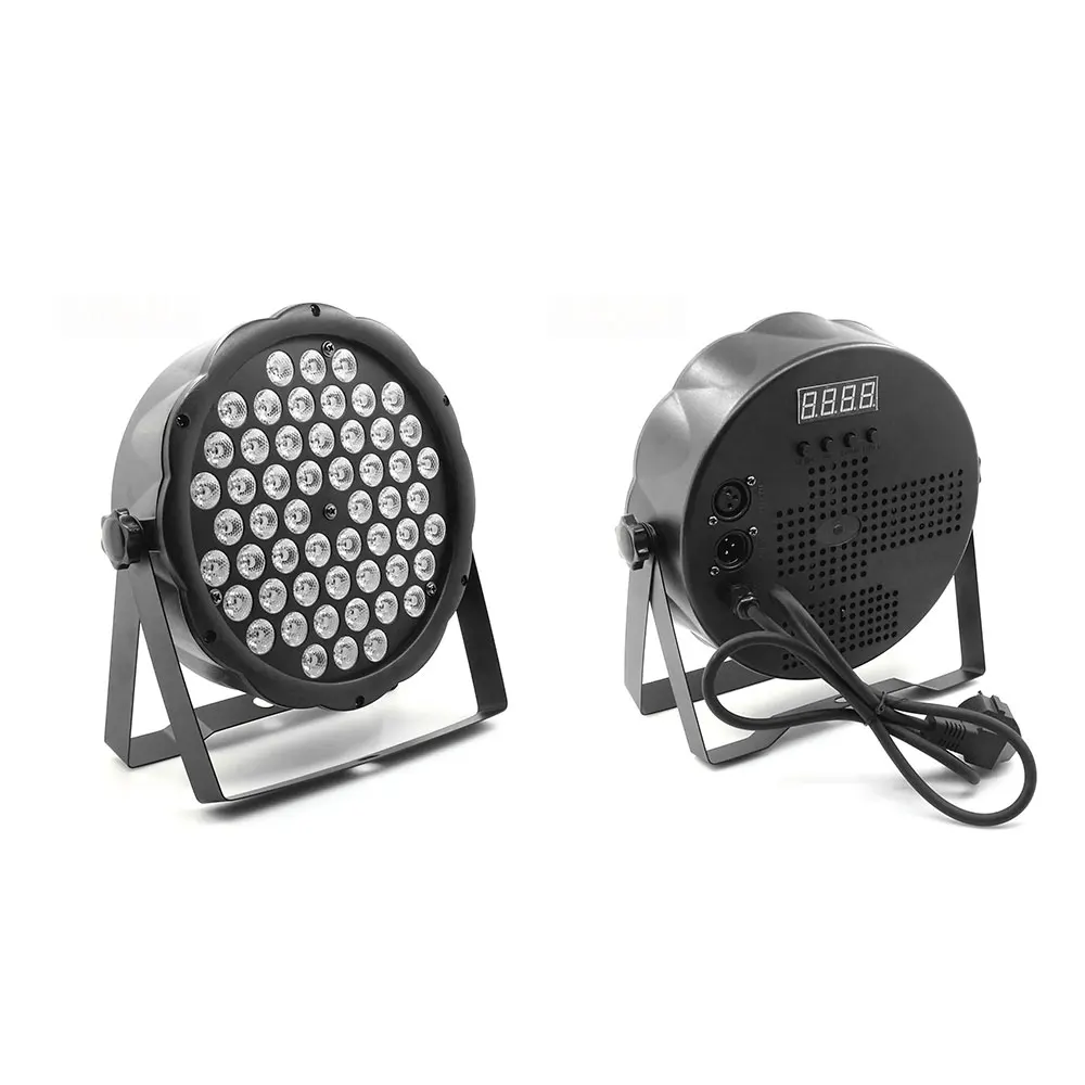 Led par огни 54x3 Вт DJ Par LED 54*3 R12 G18 B18 W6 моющийся диско свет DMX контроллер эффект для