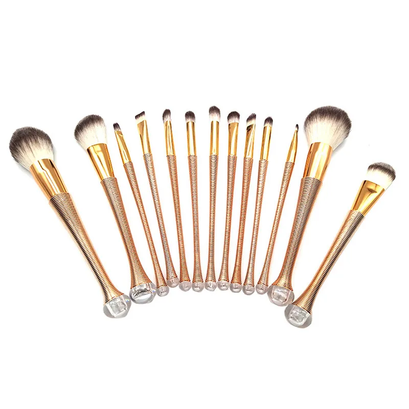 

Brushes For Makeup 13PCS Pro Makeup Cosmetic Brushes Set Powder Foundation Eyeshadow Lip Brush 2017D5