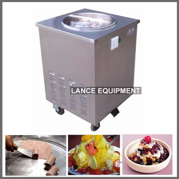 

factory supply fried ice cream machine, ice cream roll machine
