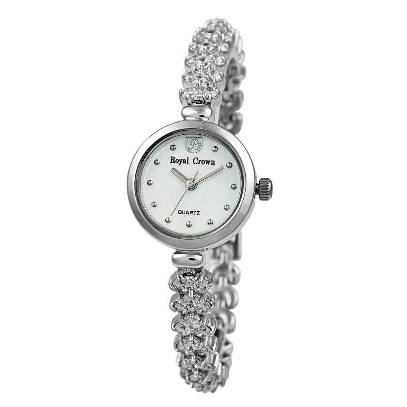

Royal Crown 2505 Italy brand MIYOTA Switzerland Diamond jewelry watch bracelet female watch quartz shell surface