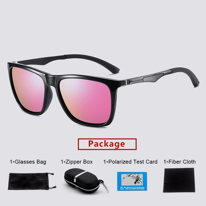 SAYLAYO новые винтажные Модные поляризованные солнцезащитные очки женские очки для вождения автомобиля защита UV400 ретро очки - Цвет линз: Pink with box
