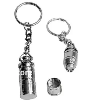 

S/S Bullet Cigar Punch Cutter with Keychain ,stainless steel,30pcs/lot ,free shipping