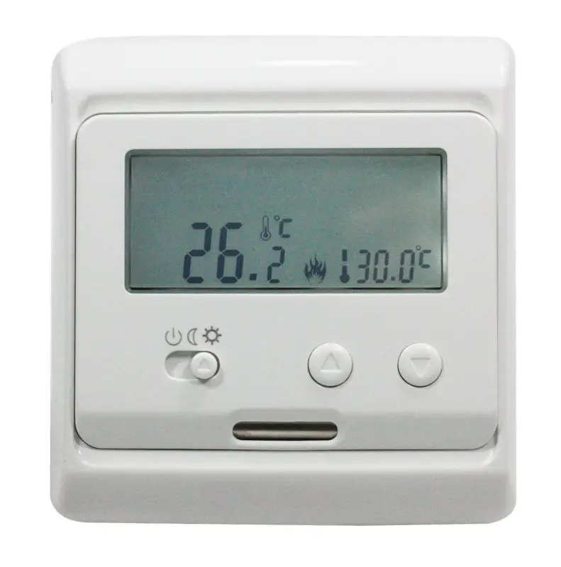 

AC220V 16A thermostat for floor heating, Heating Thermostat with LCD Screen with 3 mters prob sensor