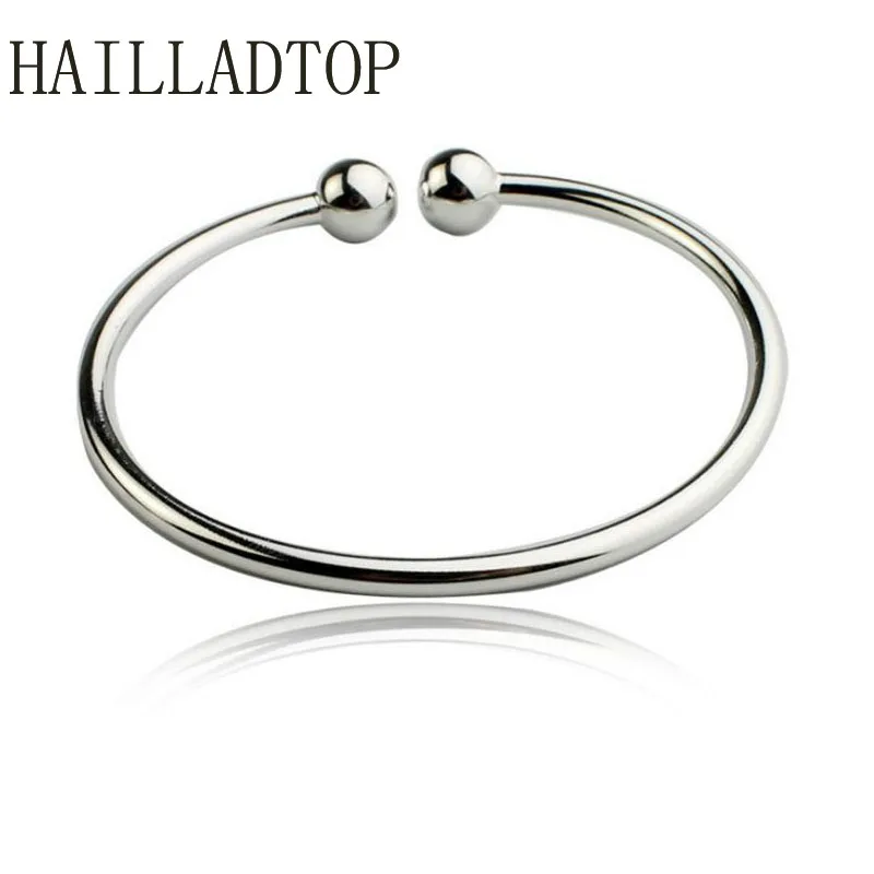 

Simple Bracelet Fashion High-quality Bangles Garlic Bangles Wholesale Womens Jewellery Fashion Silver Bracelet Men Jewelry Lot