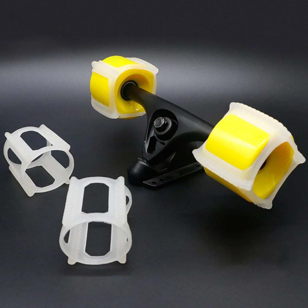 

Wheel Sleeve Lightweight Ollie Kickflip Safe Skateboarding Tricks Train Outdoor Longboard Practicing Fixator Stop Roll Accessory