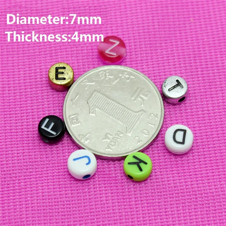 2  100pcs Mixed Letter Beads Charms Bracelet Jewelry Marking Square Alphabet Star Month Beads Necklace Diy Jewelry Accessories