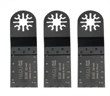 3 pcs 32mm Bi-Metal oscillating tool saw blade for Multifunction power tool as TCH,FEIN,DREMEL etc,solid durable export quality