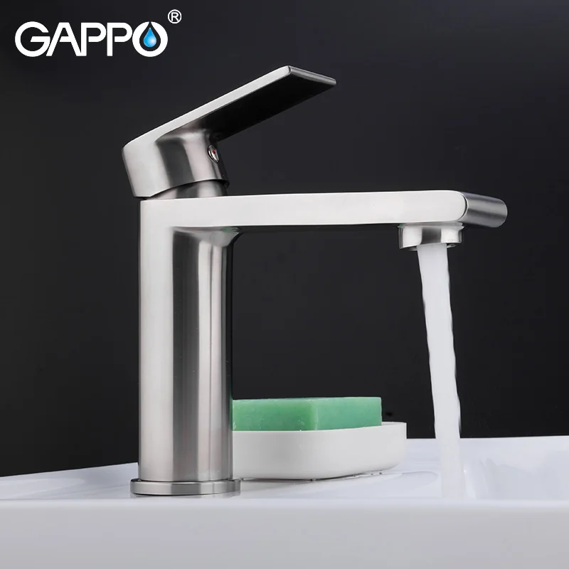 

GAPPO basin faucet water mixer tap stainless steel Basin sink Faucet bathroom faucet tap waterfall toilet taps deck mounted