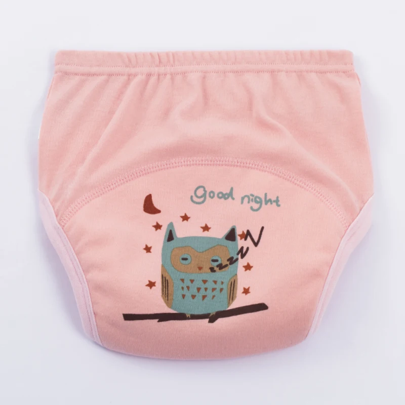 Soft Cotton Baby Diapers Reusable Nappies Cloth Baby Training Panties Toddle Boys Underwear Unisex Durable Cartoon Cotton Briefs