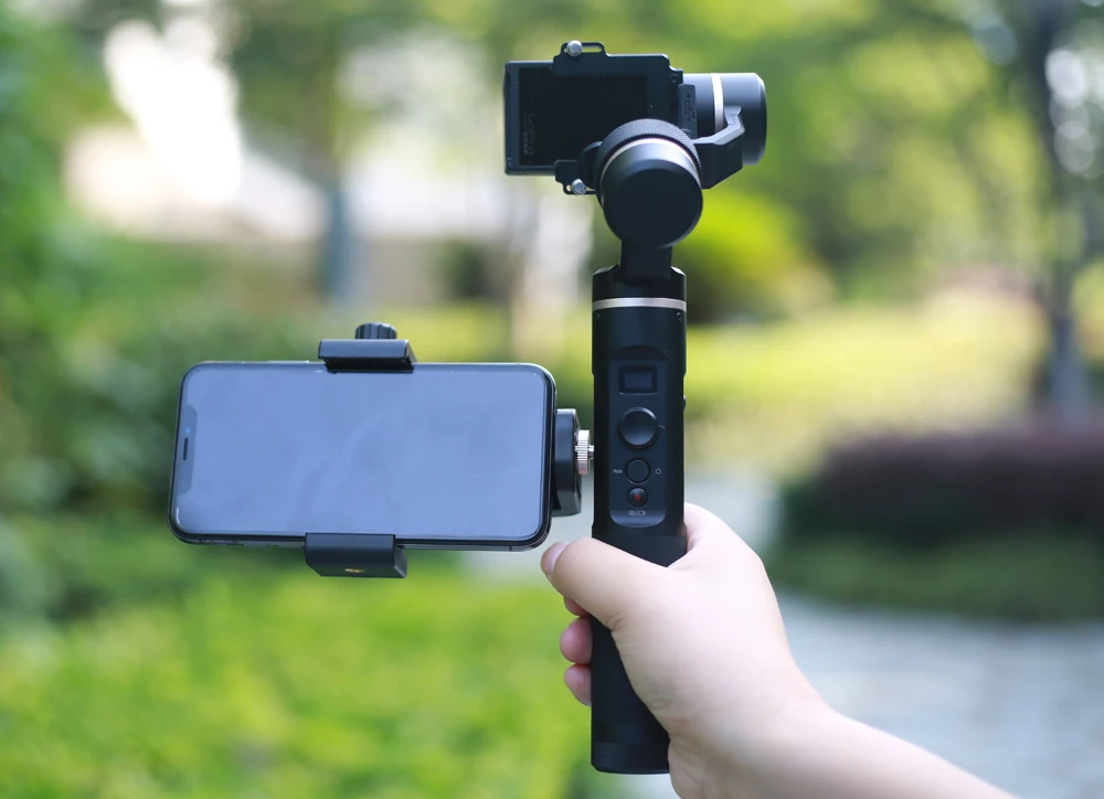 FeiyuTech G6 Gimbal Ручной Стабилизатор Feiyu для экшн-камеры Wifi синий для камеры Gopro Hero 7 6 5 RX0 DJI OSMO Action